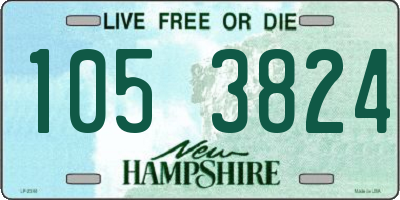 NH license plate 1053824