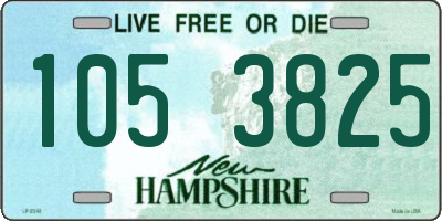 NH license plate 1053825