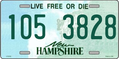 NH license plate 1053828