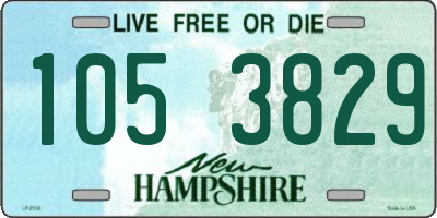 NH license plate 1053829