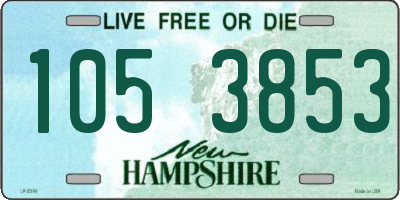 NH license plate 1053853