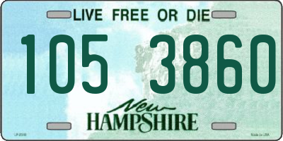 NH license plate 1053860
