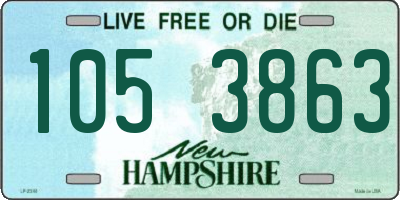 NH license plate 1053863