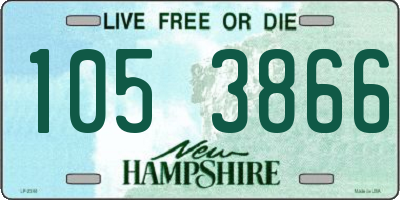 NH license plate 1053866