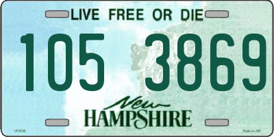 NH license plate 1053869