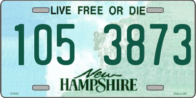 NH license plate 1053873
