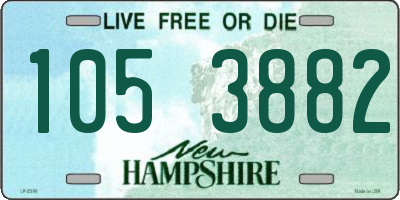 NH license plate 1053882