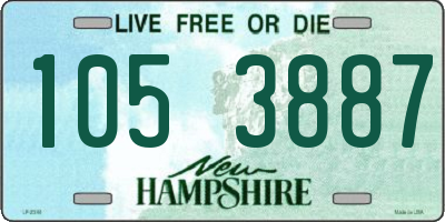 NH license plate 1053887