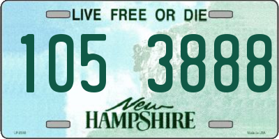 NH license plate 1053888