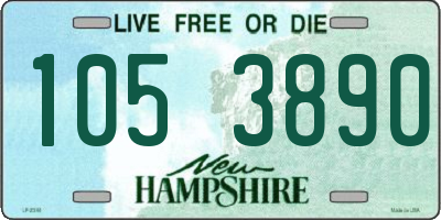 NH license plate 1053890