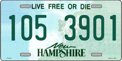 NH license plate 1053901