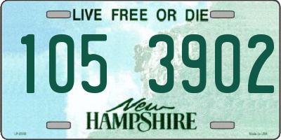 NH license plate 1053902