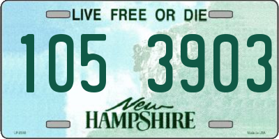 NH license plate 1053903