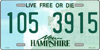 NH license plate 1053915
