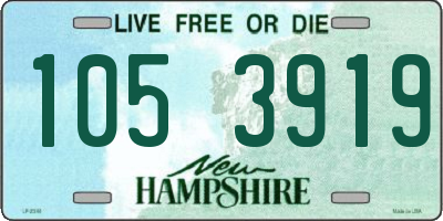 NH license plate 1053919