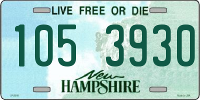 NH license plate 1053930