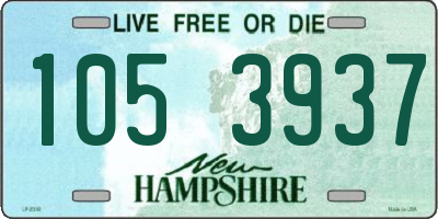 NH license plate 1053937