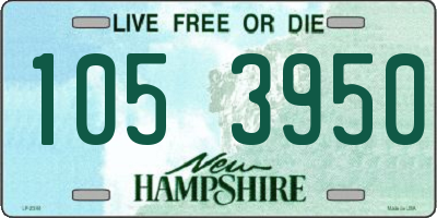 NH license plate 1053950