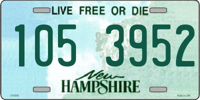 NH license plate 1053952