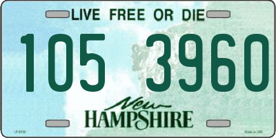 NH license plate 1053960