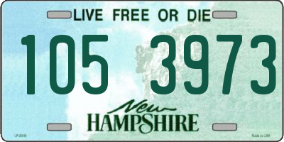 NH license plate 1053973