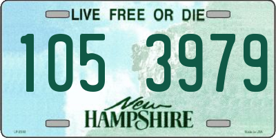 NH license plate 1053979