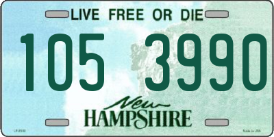NH license plate 1053990