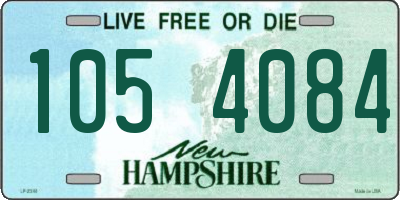 NH license plate 1054084