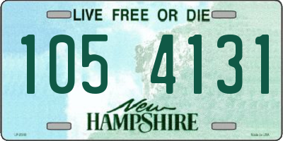 NH license plate 1054131