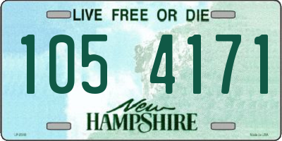 NH license plate 1054171