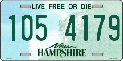 NH license plate 1054179