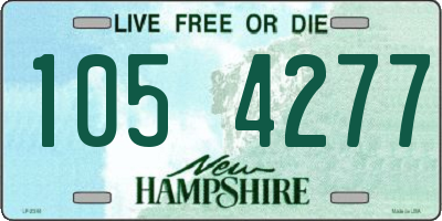 NH license plate 1054277