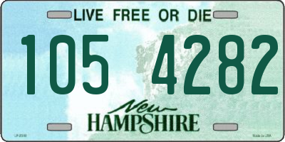 NH license plate 1054282