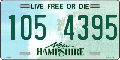 NH license plate 1054395
