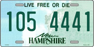 NH license plate 1054441