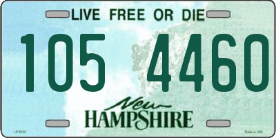 NH license plate 1054460