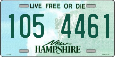 NH license plate 1054461