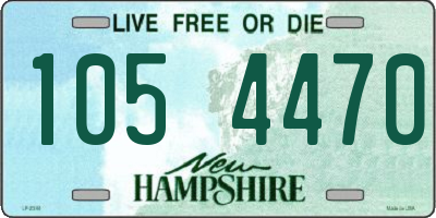 NH license plate 1054470