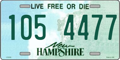 NH license plate 1054477