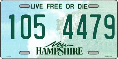 NH license plate 1054479