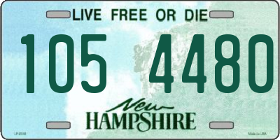 NH license plate 1054480