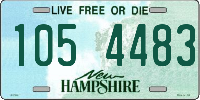 NH license plate 1054483