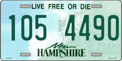 NH license plate 1054490