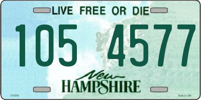 NH license plate 1054577