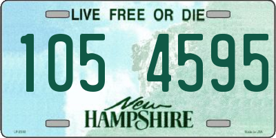 NH license plate 1054595