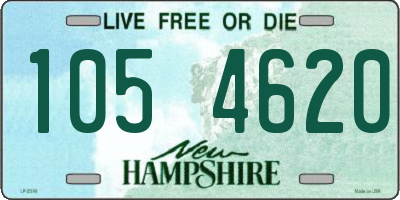 NH license plate 1054620