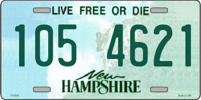 NH license plate 1054621