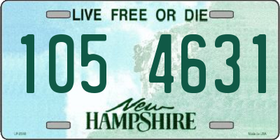 NH license plate 1054631