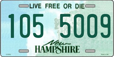 NH license plate 1055009