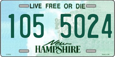 NH license plate 1055024